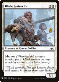 Magic: The Gathering Single - The List - Blade Instructor - Common/620 Lightly Played