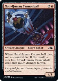 Magic: The Gathering - Unfinity - Non-Human Cannonball - Common/115 Lightly Played