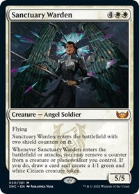 Magic: The Gathering Single - Streets of New Capenna - Sanctuary Warden Mythic/030 Lightly Played