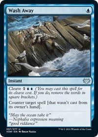 Magic: The Gathering - Innistrad: Crimson Vow - Wash Away Rare/087 Lightly Played