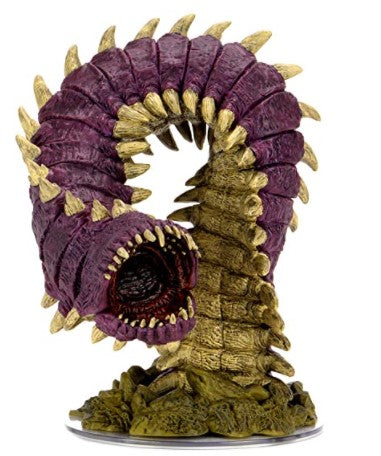 Dungeons & Dragons Fantasy Miniatures: Icons of the Realms Set 15 Fangs and Talons - Purple Worm Premium