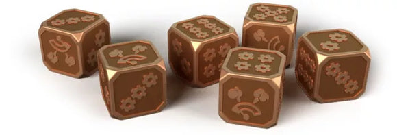 Zombicide: Undead or Alive - Metal Steam Dice