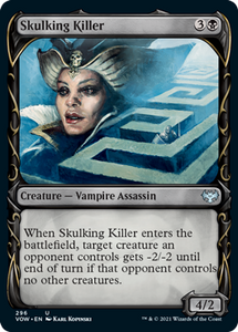 Magic: The Gathering - Innistrad: Crimson Vow - Skulking Killer (Showcase) Uncommon/296 Lightly Played