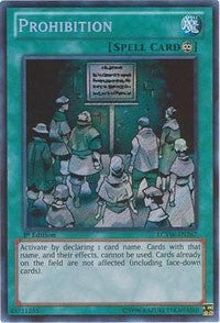 Yugioh / Yu-Gi-Oh! Single - Legendary Collection 3: Yugi's World - Prohibition (Unlimited Edition) - Secret Rare/LCYW-EN267 Lightly Played