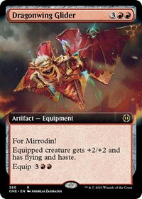 Magic: The Gathering Single - Phyrexia: All Will Be One - Dragonwing Glider (Extended Art) - Rare/385 Lightly Played
