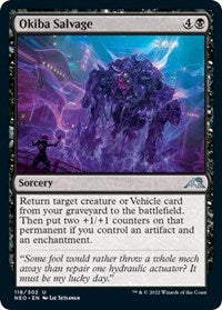 Magic: The Gathering Single - Kamigawa: Neon Dynasty - Okiba Salvage Raid FOIL Uncommon/118 Lightly Played