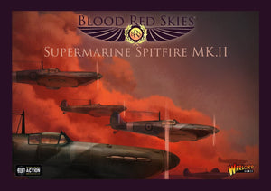 Blood Red Skies Spitfire MKII Squadron 1:200 WWII Mass Air Combat War Game