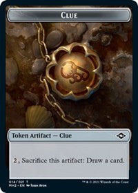 Magic: The Gathering Single - Modern Horizons 2 - Clue (014) Foil Token/014 Lightly Played