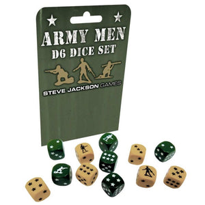 Army Men D6 Dice Set (12 Dice)