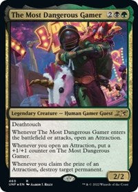 Magic: The Gathering - Unfinity - The Most Dangerous Gamer (Galaxy Foil) - Rare/460 Lightly Played