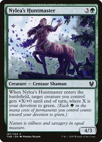Magic: The Gathering - Theros Beyond Death - Nylea's Huntmaster Common/187 Moderately Played