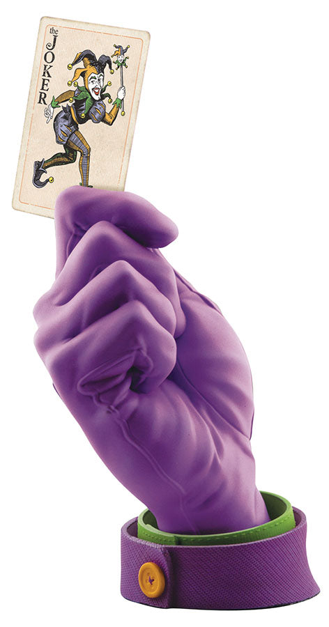 DC Life-Sized Hand Statues: Joker`s Calling Card