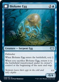 Magic: The Gathering - Innistrad: Crimson Vow - Biolume Egg Uncommon/049 Lightly Played