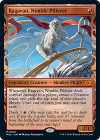 Magic: The Gathering Single - March of the Machine: Multiverse Legends - Ragavan, Nimble Pilferer - FOIL Mythic/0021 - Lightly Played
