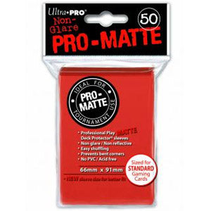 Pro-Matte Deck Protectors Pack: Peach 50ct