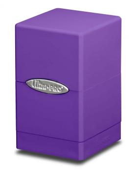 Satin Tower Deck Box: Purple 100+