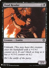 Magic: The Gathering Single - The List - Iconic Masters - Dead Reveler - Common/086 Lightly Played