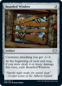Magic: The Gathering - Innistrad: Crimson Vow - Boarded Window Uncommon/253 Lightly Played