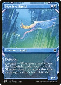 Magic: The Gathering Single - Zendikar Rising - Skyclave Squid (Showcase) Common/296 Lightly Played