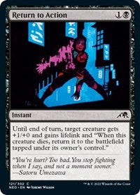 Magic: The Gathering Single - Kamigawa: Neon Dynasty - Return to Action Common/121 Lightly Played