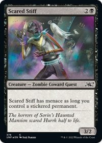 Magic: The Gathering - Unfinity - Scared Stiff (Galaxy Foil) - Common/376 Lightly Played
