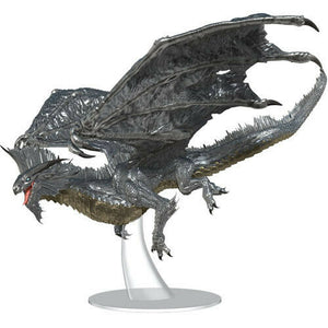 DUNGEONS AND DRAGONS MINIATURES: ICONS OF THE REALMS: ADULT SILVER DRAGON PREMIUM FIGURE