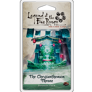 Legend of the Five Rings LCG:  The Chrysanthemum Throne Dynasty Pack