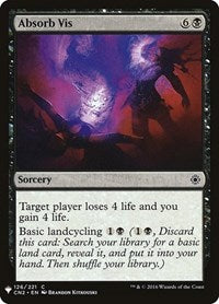 Magic: The Gathering - The List - Absorb Vis - Common/126 Lightly Played