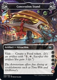 Magic: The Gathering - Unfinity - Concession Stand (5-6) (Foil) - Uncommon/205 Lightly Played