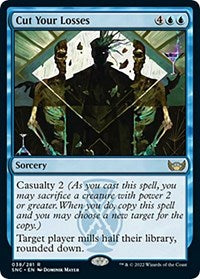 Magic: The Gathering - Streets of New Capenna - Cut Your Losses (Foil) - Rare/038 Lightly Played