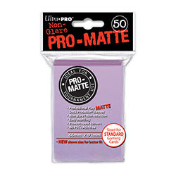 Pro-Matte Deck Protectors Pack: Lilac 50ct