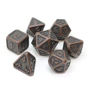 7 Piece RPG Set - Mythica Dark Copper