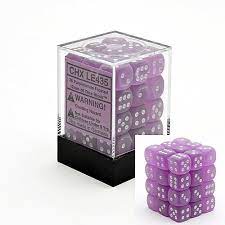12mm d6 Frosted: Purple/White LE435
