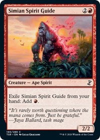 Magic: The Gathering - Time Spiral: Remastered - Simian Spirit Guide Common/190 Lightly Played