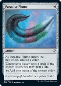 Magic: The Gathering - Time Spiral: Remastered - Paradise Plume Uncommon/271 Lightly Played
