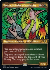 Magic: The Gathering Single - Dominaria United - Meria, Scholar of Antiquity (Textured Foil) - Rare/346 Lightly Played