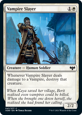 Magic: The Gathering - Innistrad: Crimson Vow - Vampire Slayer Common/043 Lightly Played