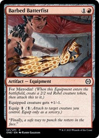 Magic: The Gathering Single - Phyrexia: All Will Be One - Barbed Batterfist - Common/121 Lightly Played