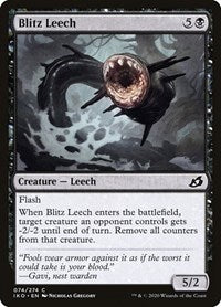 Magic: The Gathering Single - Ikoria: Lair of Behemoths - Blitz Leech (Foil) - Common/074 Lightly Played