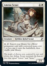 Magic: The Gathering - Time Spiral: Remastered - Amrou Scout Common/001 Lightly Played