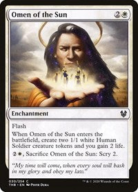 Magic: The Gathering - Theros Beyond Death - Omen of the Sun Common/030 Lightly Played