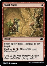 Magic: The Gathering Single - Dominaria Remastered - Spark Spray (Foil) - Common/141 Lightly Played