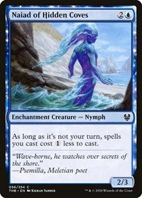 Magic: The Gathering - Theros Beyond Death- Naiad of Hidden Coves Common/056 Lightly Played