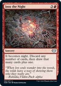 Magic: The Gathering - Innistrad: Crimson Vow - Into the Night Uncommon/163 Lightly Played