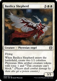 Magic: The Gathering Single - Phyrexia: All Will Be One - Basilica Shepherd - Common/004 Lightly Played
