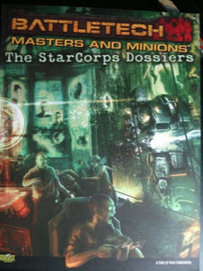 Battletech Masters & Minions Starcorps Dossiers