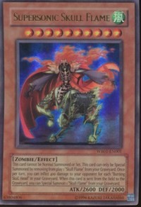 Yu-Gi-Oh! YuGiOh Single - Yu-Gi-Oh! 5D's Wheelie Breakers Promotional Cards - Supersonic Skull Flame - Ultra Rare/WB01-EN001 Lightly Played