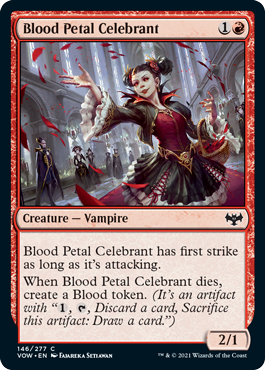Magic: The Gathering - Innistrad: Crimson Vow - Blood Petal Celebrant Common/146 Lightly Played