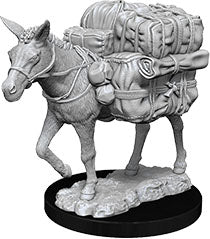 WizKids Deep Cuts Unpainted Miniatures: W7 Pack Mule