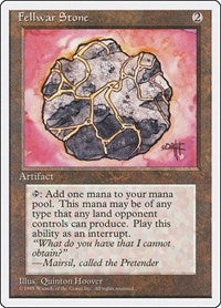 Magic: The Gathering - Fourth Edition - Fellwar Stone Uncommon/337 Lightly Played